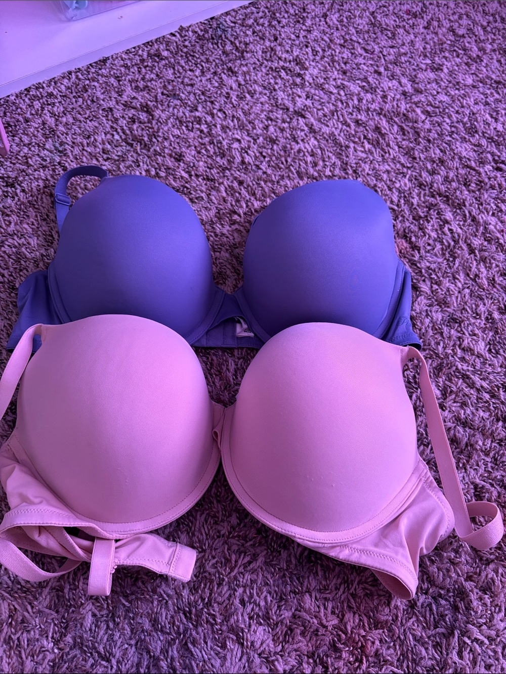 Pink push up bras